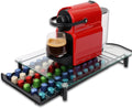 Coffee Pod Holder Drawer with Tempered Glass Top