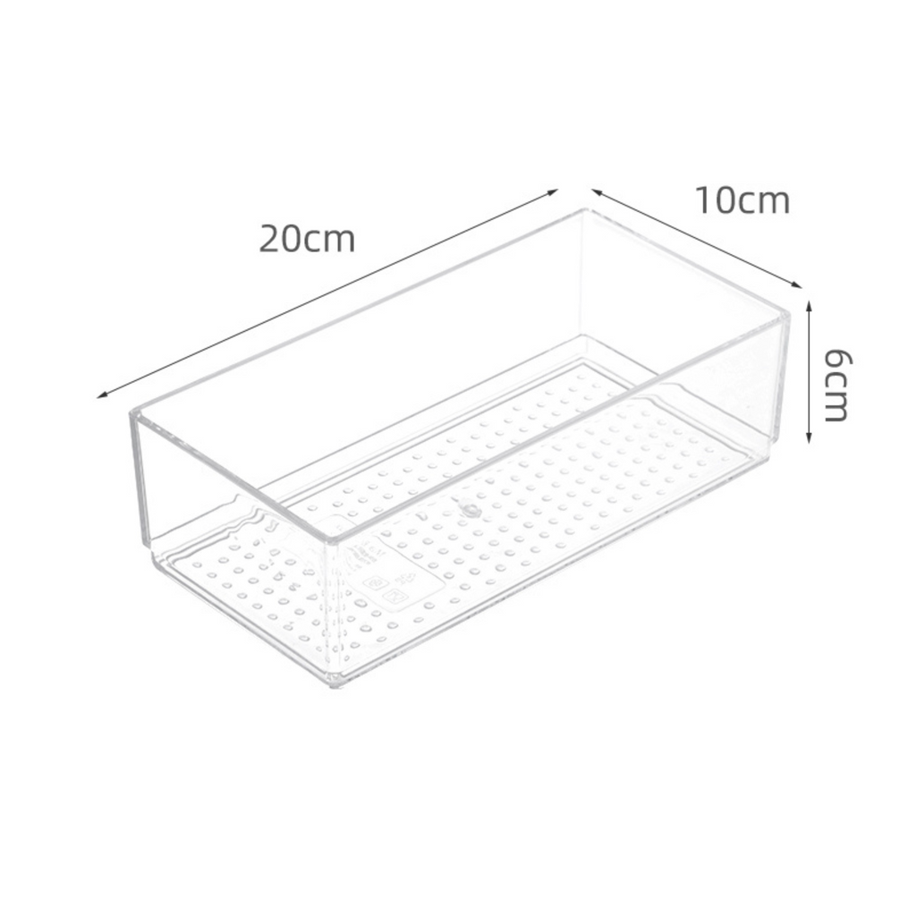 Medium Clear Drawer Organisers – Kitchen Drawer Organiser Set Drawer Tidy