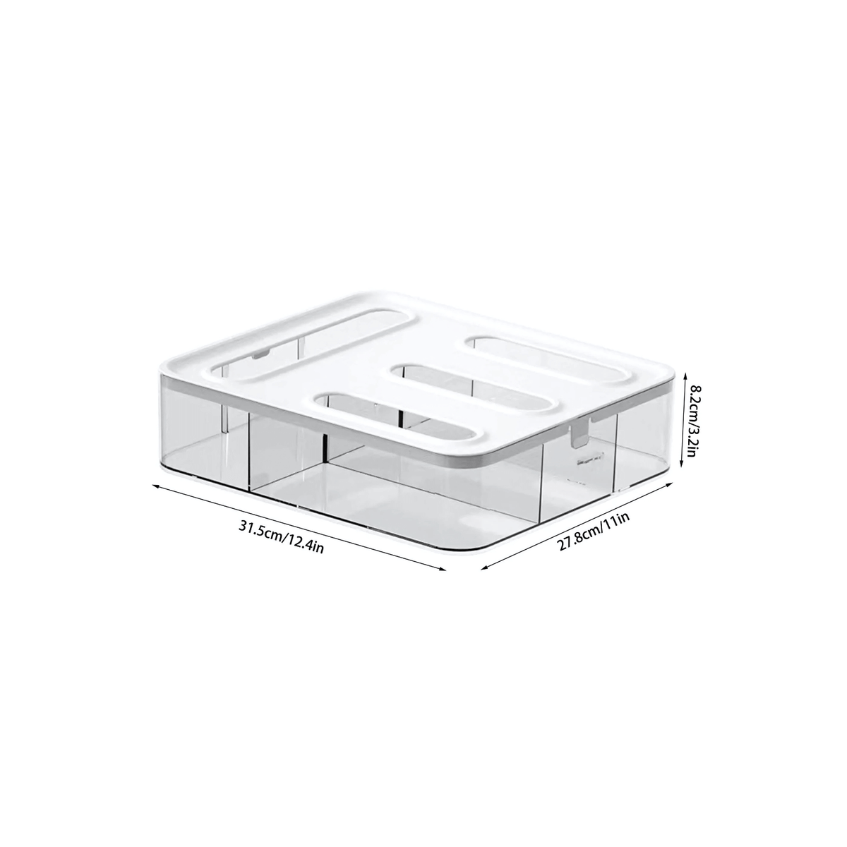 Acrylic Sandwich Bag Organiser – 4 Slot Dispenser-4
