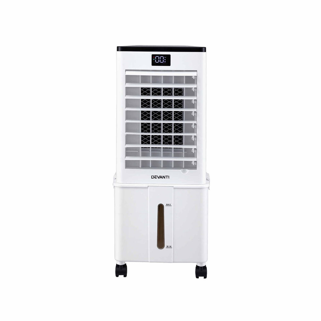Devanti 8L 3-in-1 Evaporative Air Cooler 4 Ice Packs Remote Control 3 Speed
