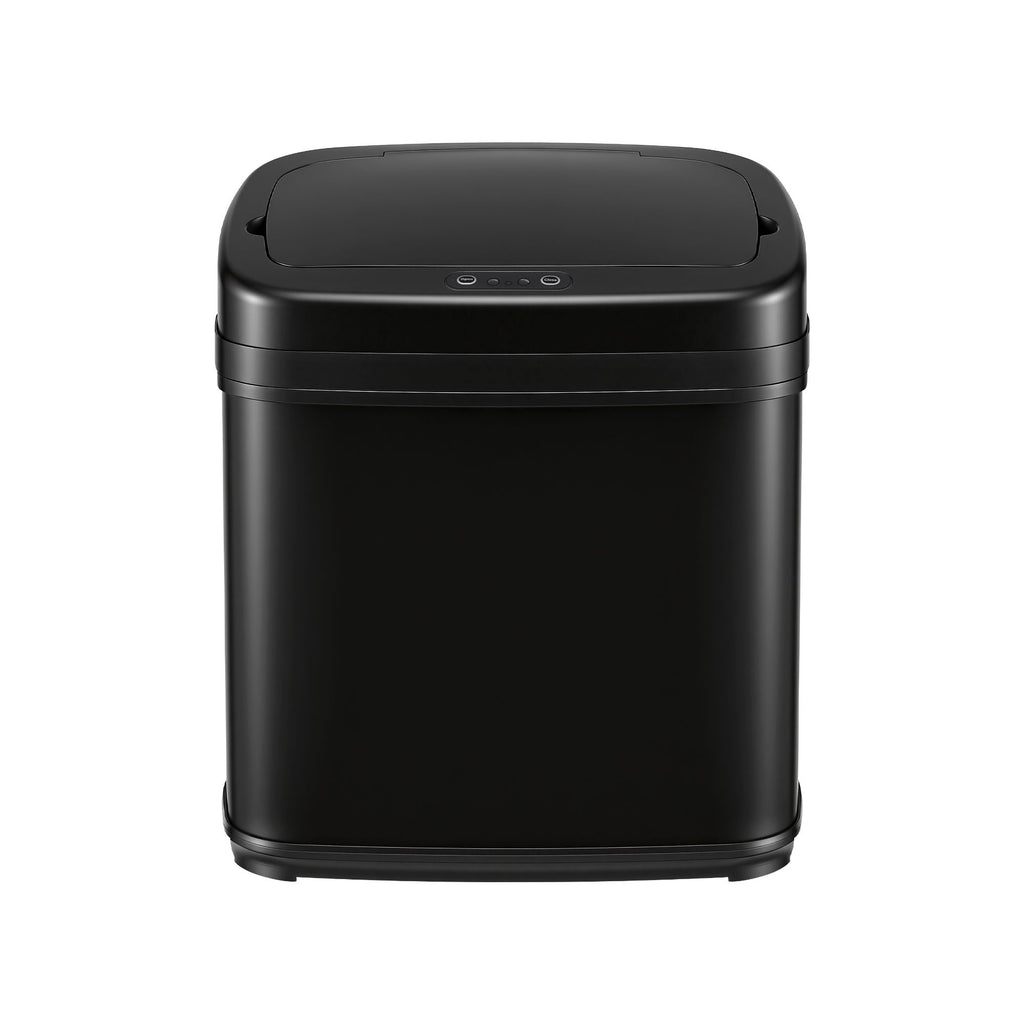 Devanti 15L Motion Sensor Bin Touchless Bins Soft-Close Rubbish Trash Can Black