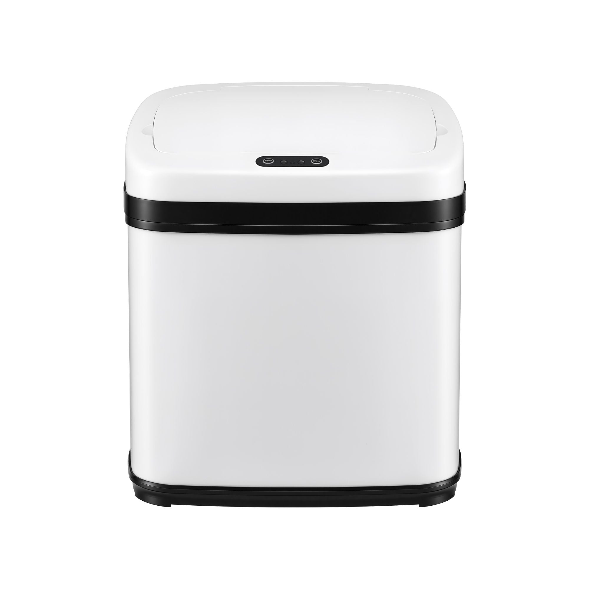 Devanti 15L Motion Sensor Bin Touchless Bins Soft-Close Rubbish Trash Can White