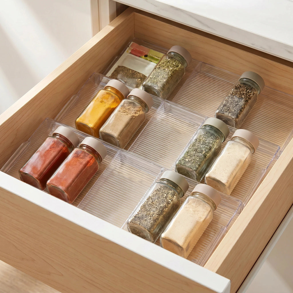Expandable In-Drawer Spice Rack-0