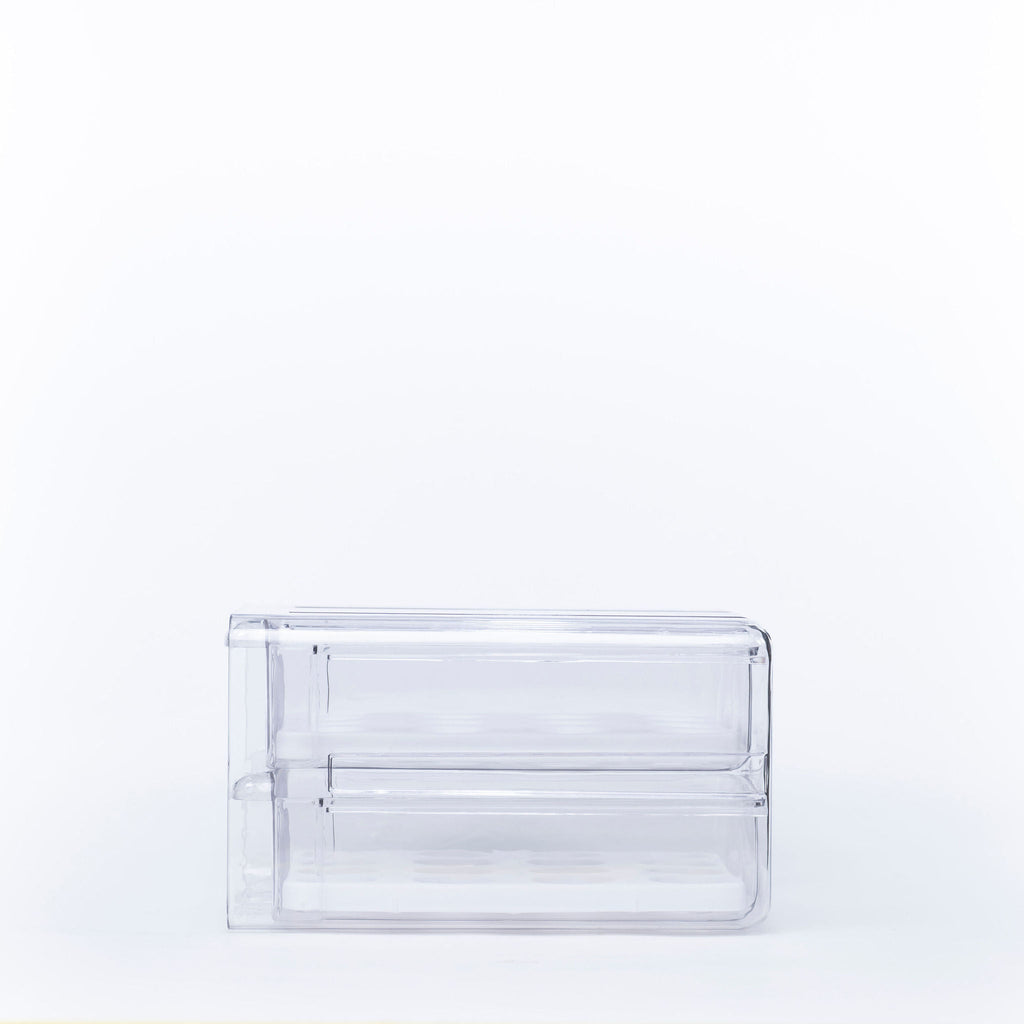 Two-Level Egg Organiser Drawer – Secure & Efficient Fridge Storage-4