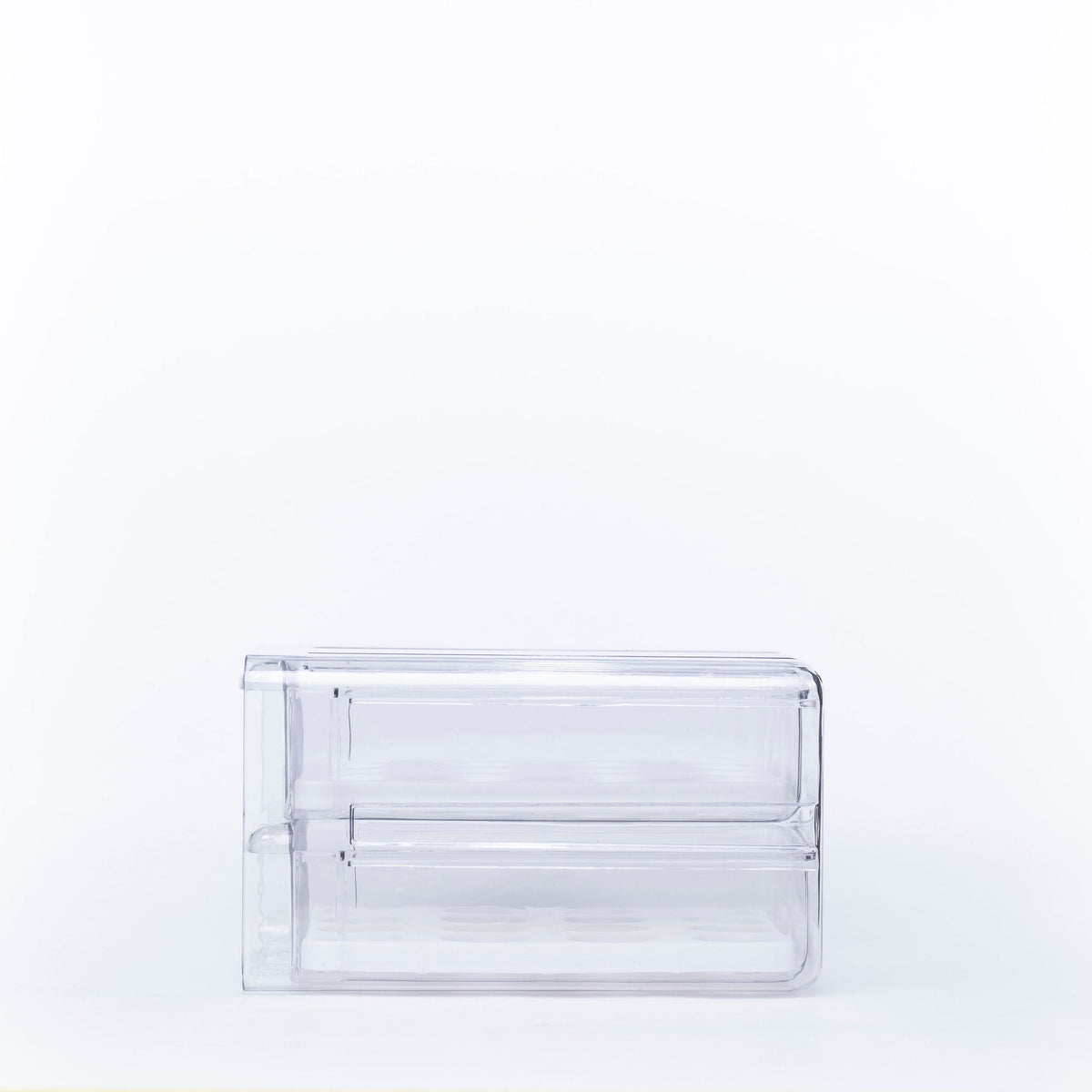 Two-Level Egg Organiser Drawer – Secure & Efficient Fridge Storage-4