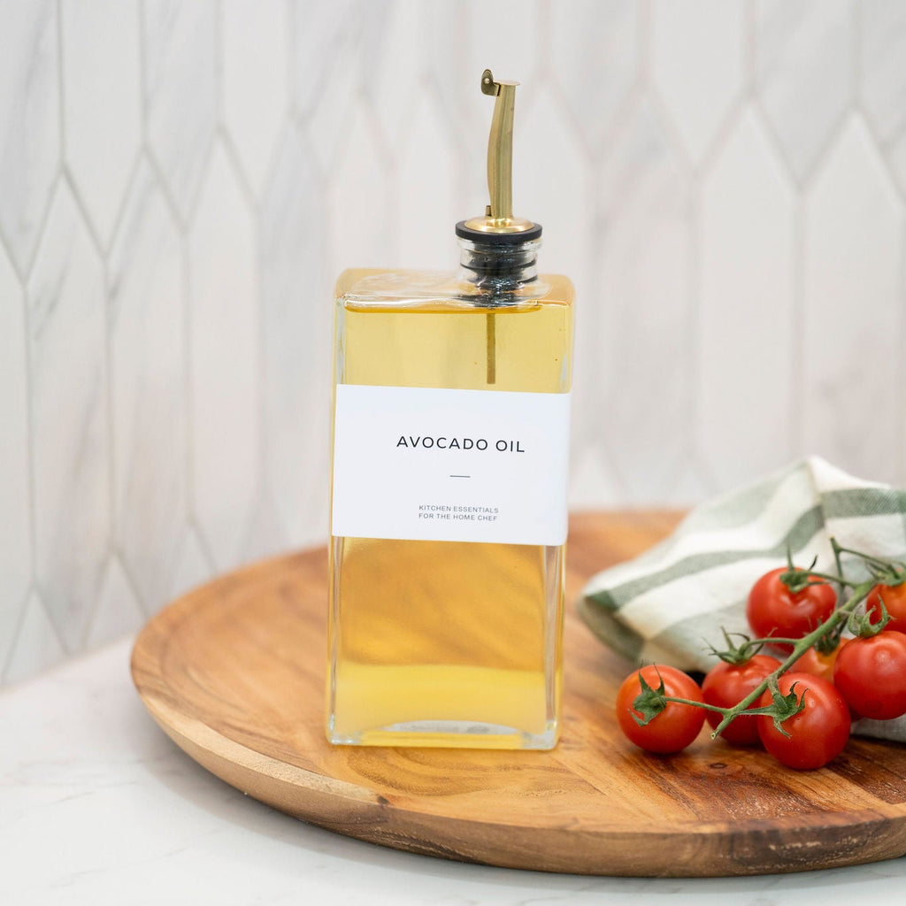 Glass Oil & Vinegar Book Bottle – 500ml Dispenser-1
