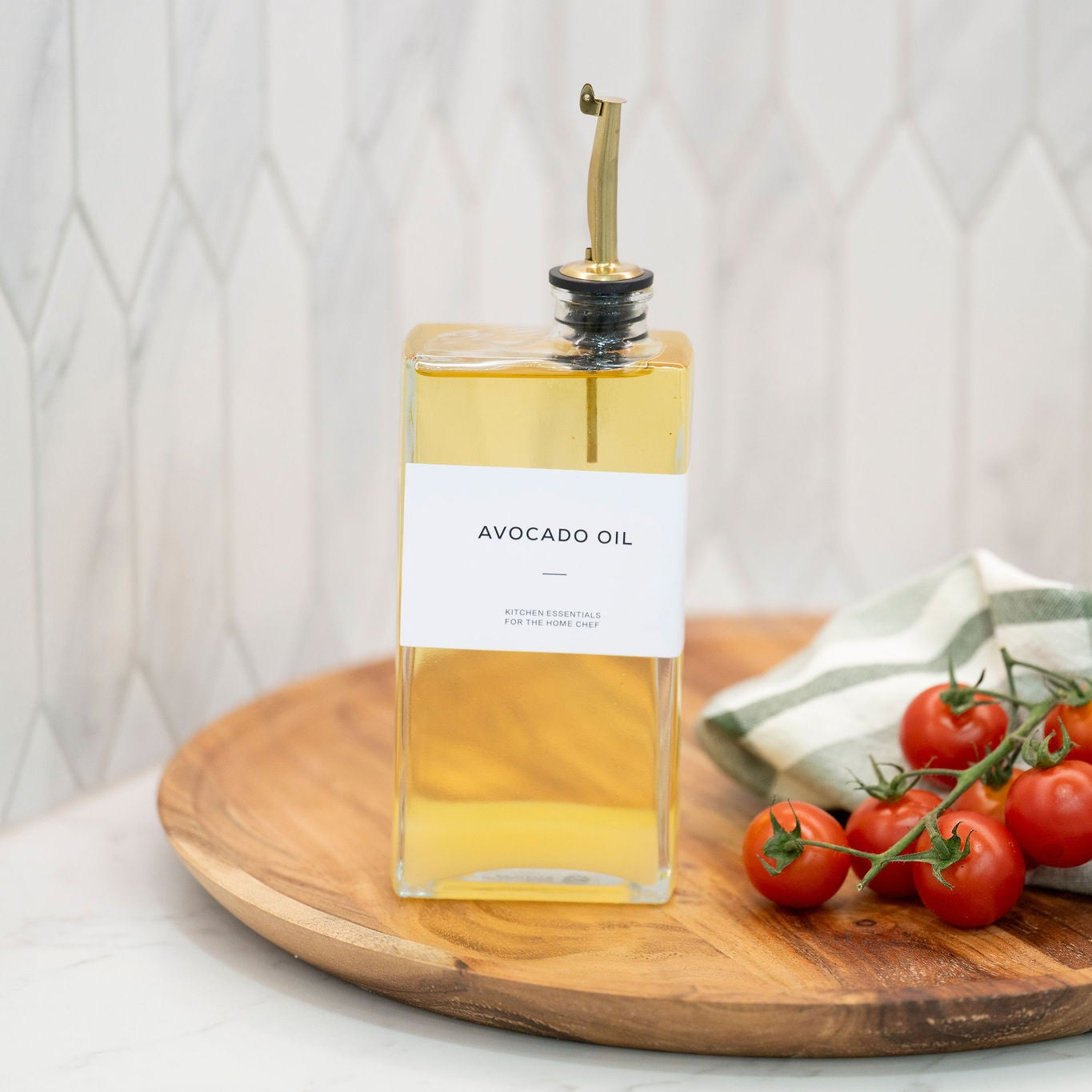 Glass Oil & Vinegar Book Bottle – 500ml Dispenser-1