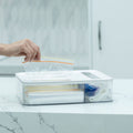Acrylic Sandwich Bag Organiser – 4 Slot Dispenser-0
