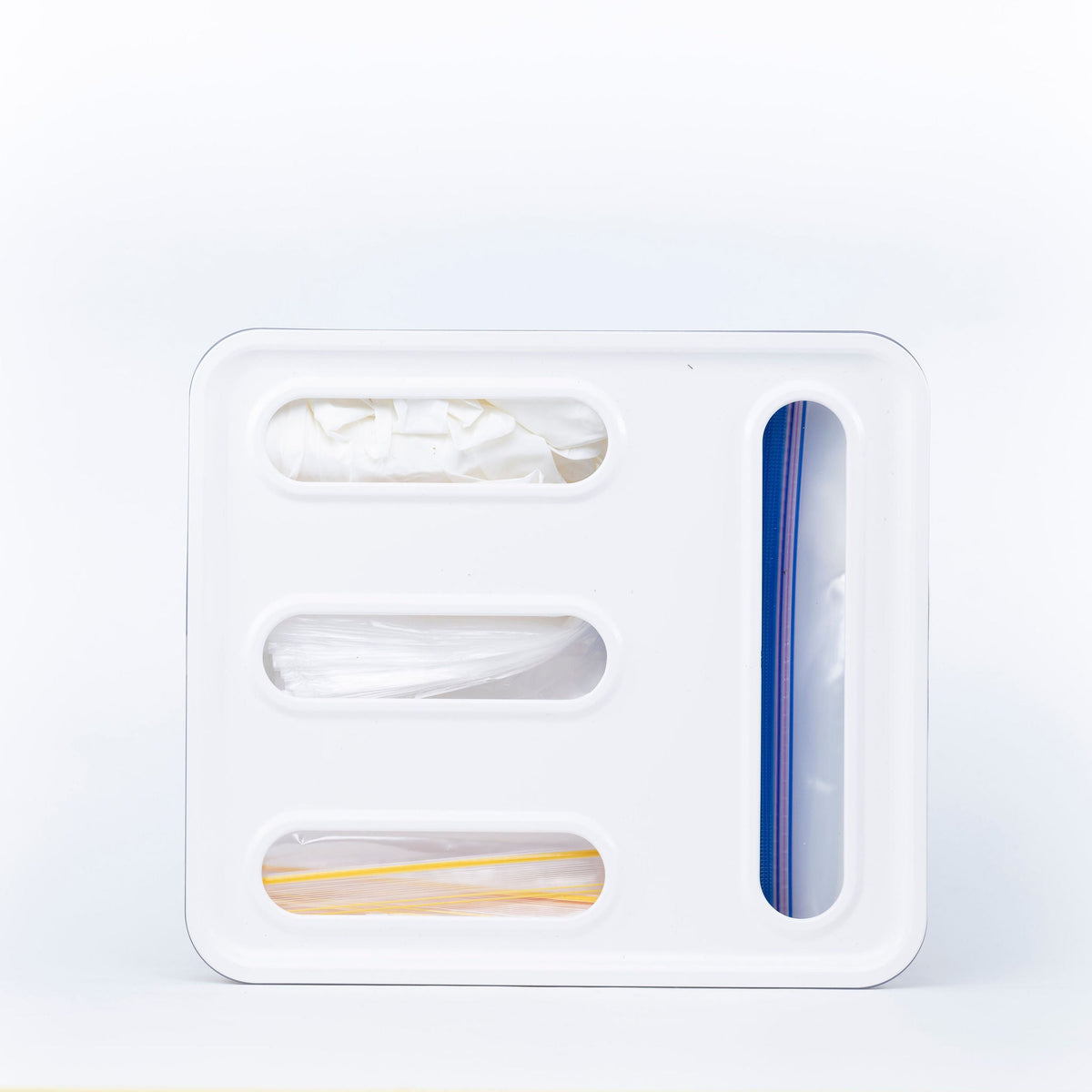 Acrylic Sandwich Bag Organiser – 4 Slot Dispenser-2