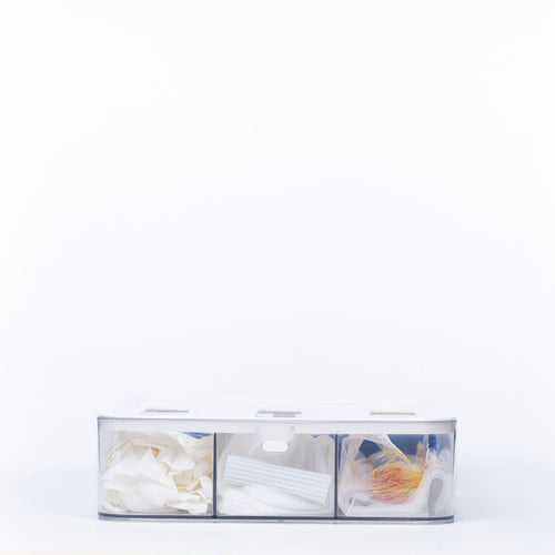 Acrylic Sandwich Bag Organiser – 4 Slot Dispenser-1