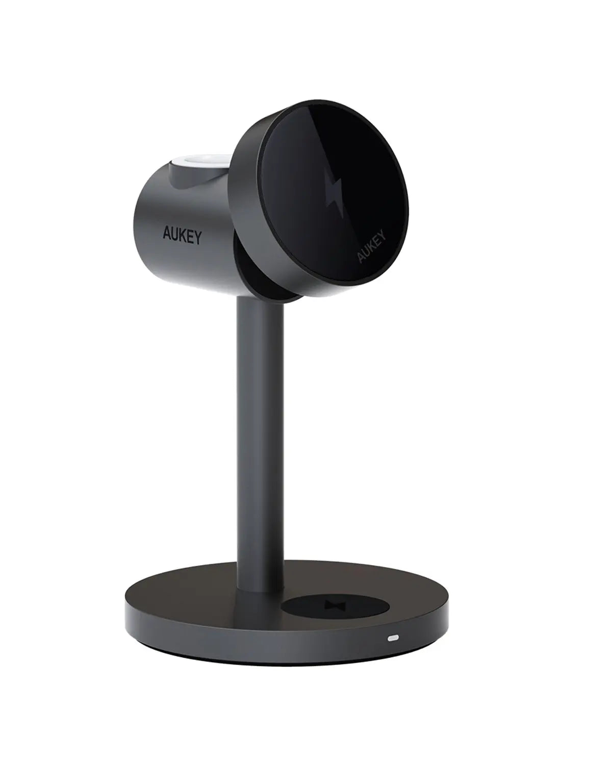 AUKEY MagFusion Qi2 15W 3-in-1 Wireless Charging Station for iPhone, Apple Watch & AirPods – LC-MC311