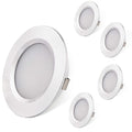 RV Interior Lights AIBOO Super Slim LED Ceiling Lights DC12V 2W 200LM Full Aluminum RV Recessed Lighting for Camper Van Motorhome Sailboat Houseboat 2700K Warm White(4 Pack)