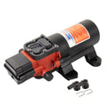 12V Water Pressure Diaphragm Pump 3.8LPM 40PSI Self-Priming Water Pump for RV Caravan Marine Camping