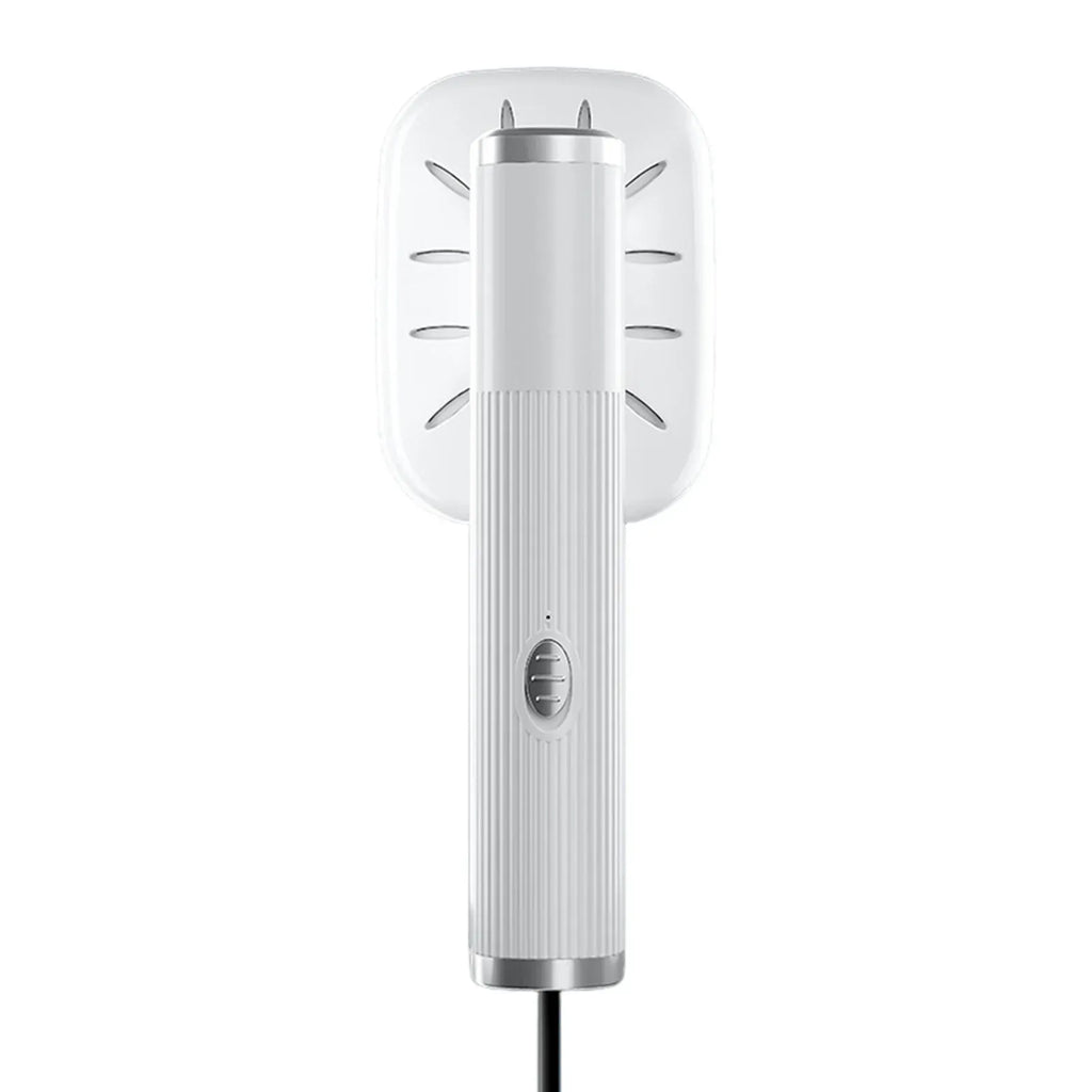 Portable Handheld Mini Steam Iron in White for Home & Travel, 72x100mm