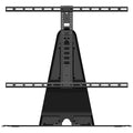 Black Swivel TV Stand with Height Adjustability for Living Room
