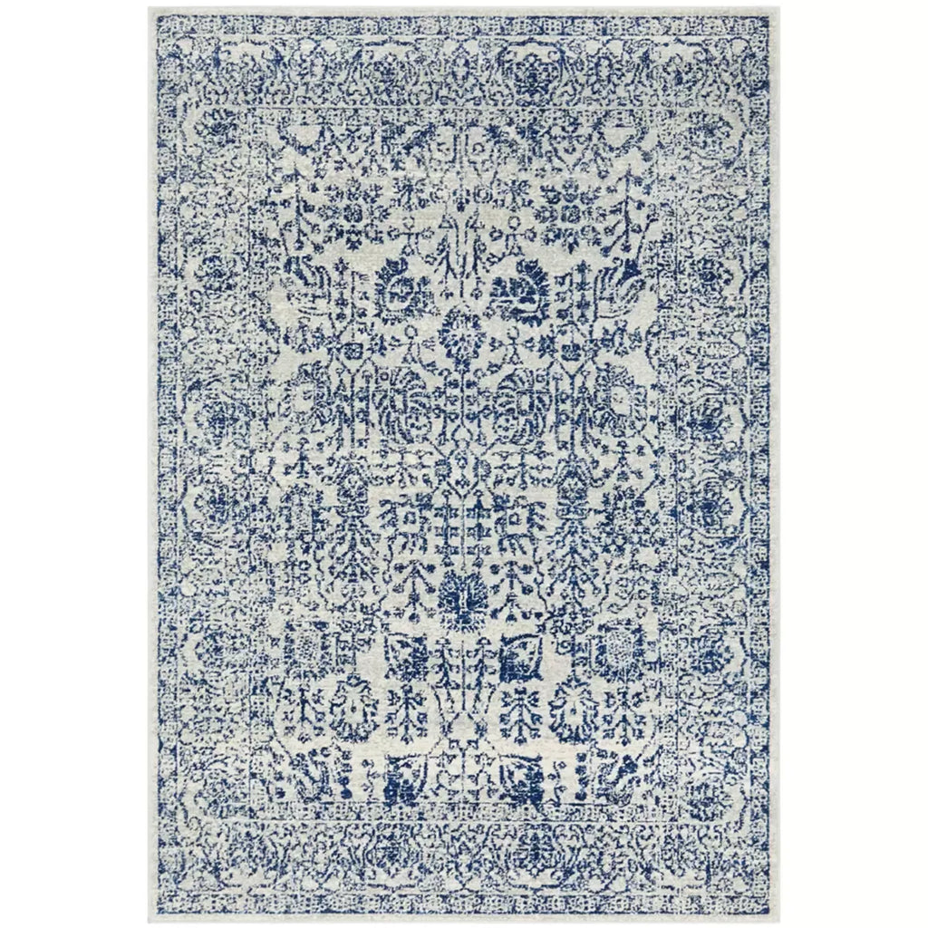 Evoke 256 Blue Indoor Rug 230 x 160cm - Soft, Non-Shedding Polypropylene