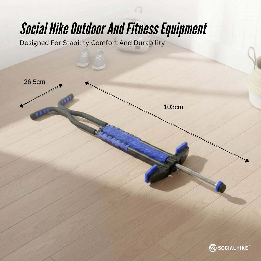 Social Hike Yellow Pogo Stick - Kids Jumping Jackhammer Exercise Hopper Toy