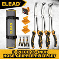 ELEAD 3PCS 11" Hose Gripper Pliers Long Reach Spark Plug Boot w/ Magnetic Racks