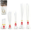 520-Pieces Cable Ties Zip Ties Nylon UV Stabilised Bulk Black Cable Tie White