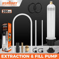 HORUSDY 200CC Manual Fluid Extractor Pump Oil Transfer Syringe Tool Automotive