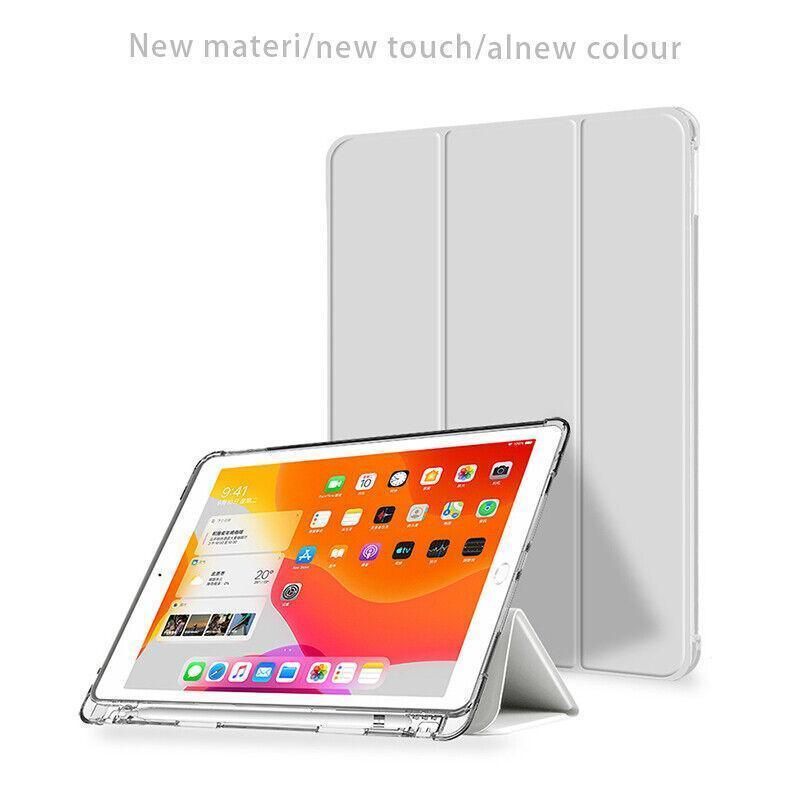 Shockproof Silicone iPad 2017 Case with Pencil Slot and Smart Cover – 6 Colour Options - Navy