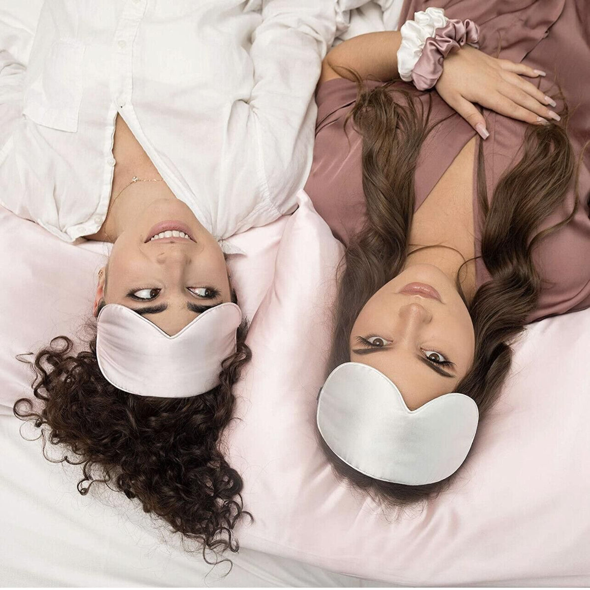 Pure Soft Silk Eyeshade Blindfold Sleep Eye Mask Cover Light Shade Travel Relax - Quietly Elegant Green