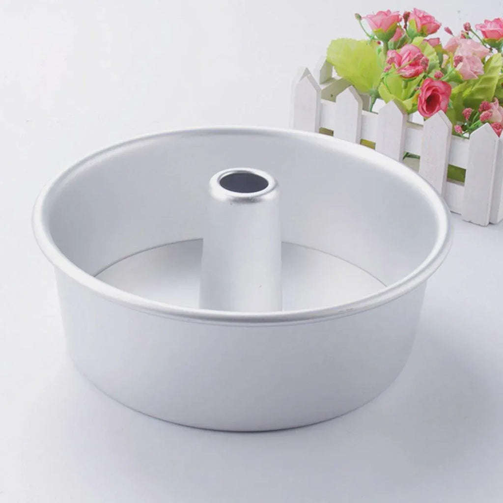 8 Inch Hollow Cake Mould Baking Tool Nonstick Round Mould for Baking Pastry