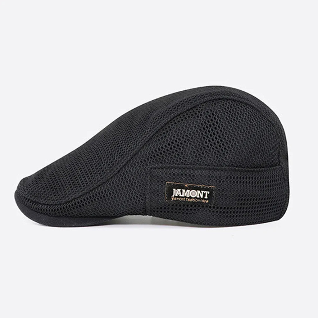 Summer Mesh Beret Cap Lightweight Breathable Thin Sunshade Hat Outdoor Style