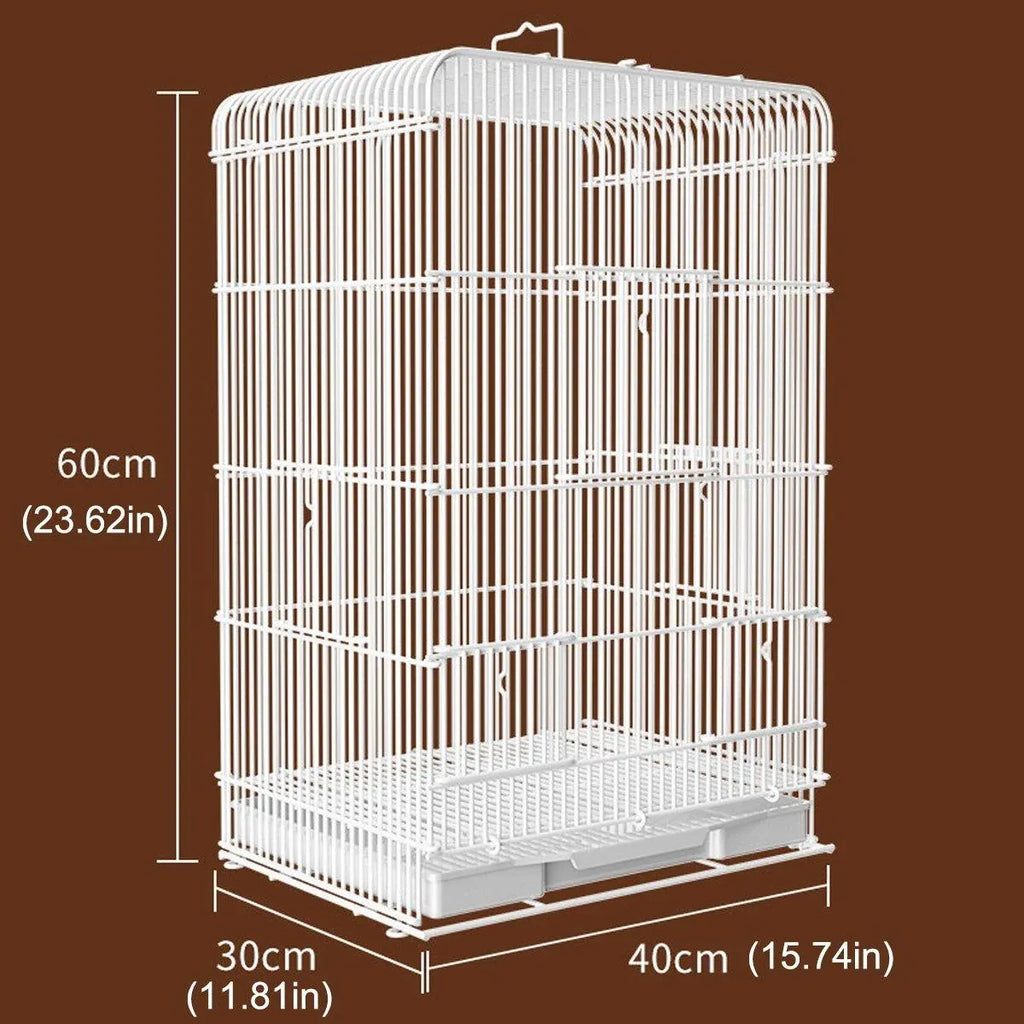 Large Parrot Birdcage with Stand for Birds Play Area Pet Habitat Flight Cage