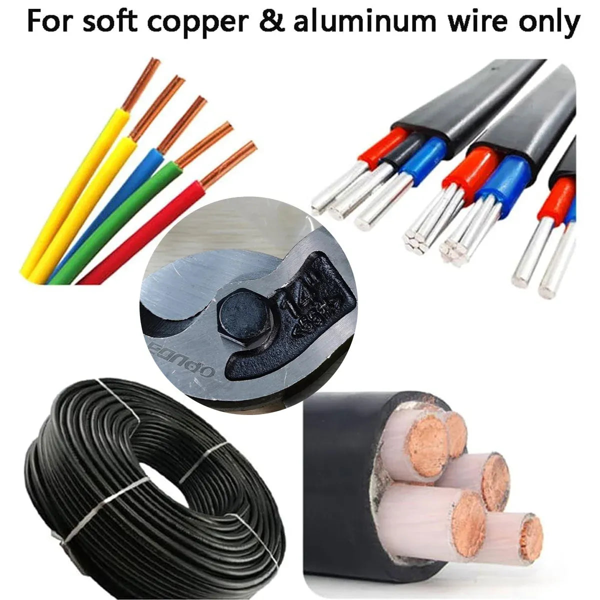 14inch Heavy Duty Cable Cutter Cutting Wire Rope Electrical Cable cutters 350mm