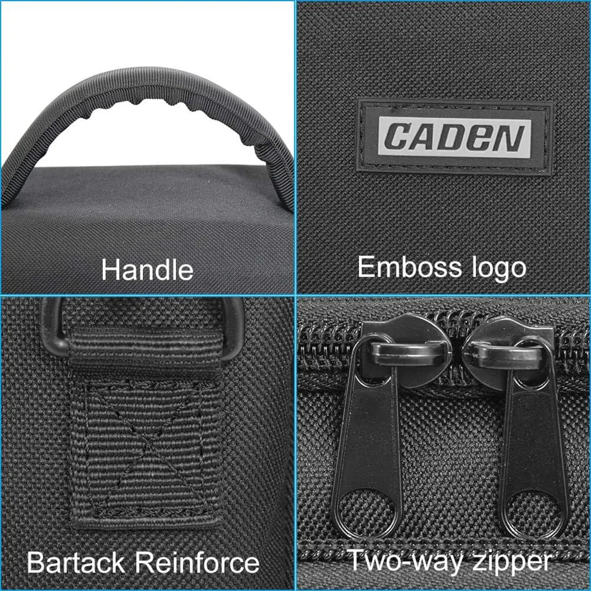 Portable Mirrorless Camera Shoulder Bag Waterproof Shockproof For Camera Storage