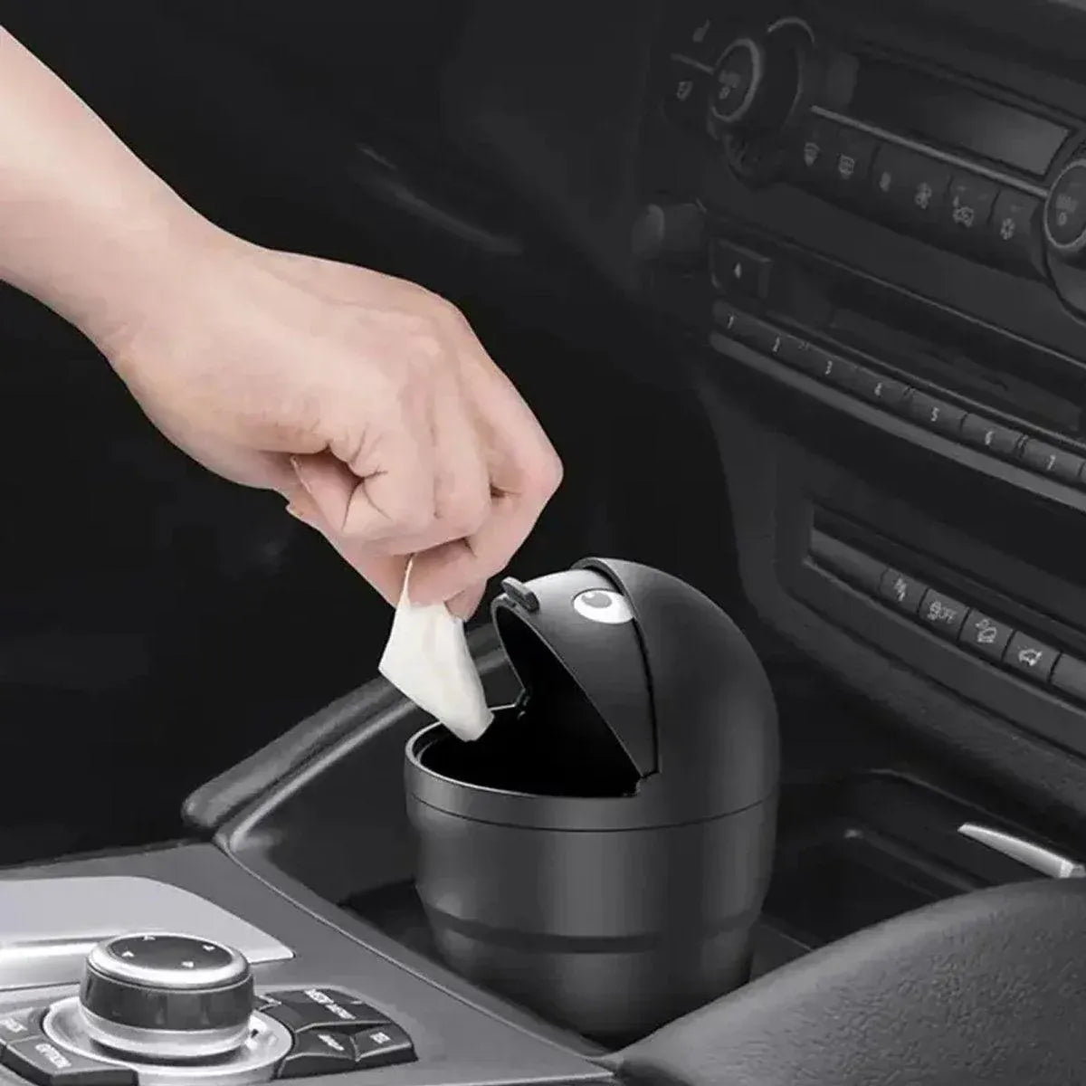 3pcs Car Trash Can Portable Cute Garbage Bin for Car Waste Storage Container