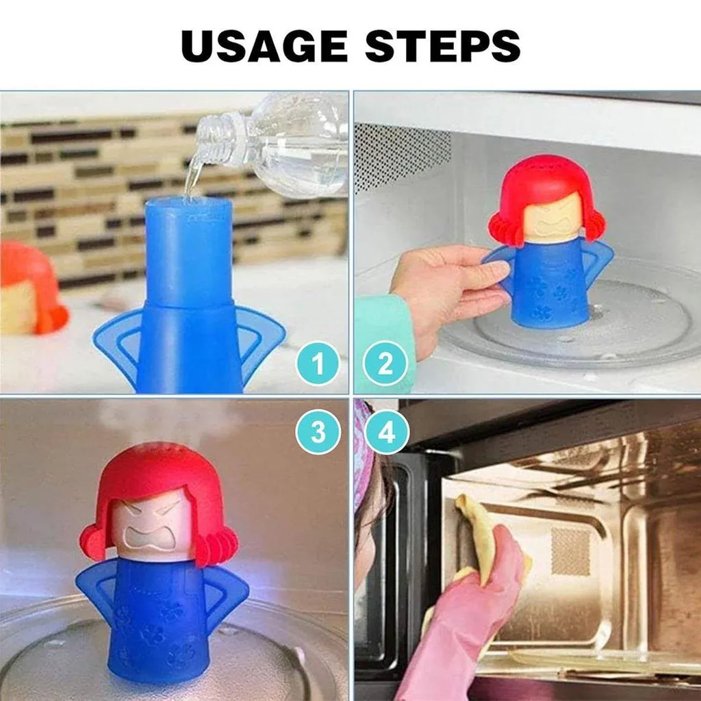 Microwave Oven Steam Cleaner Mother No Chemical Angry Easy Clean Tool Effective