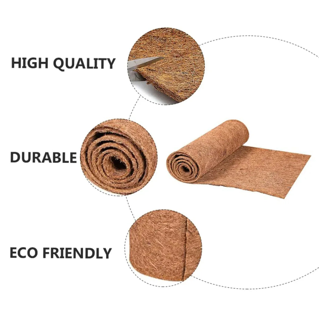 4 PCS Non-Slip Mat Coconut Palm Pet Garden Turtle Matpet Mat Blueberry Mat