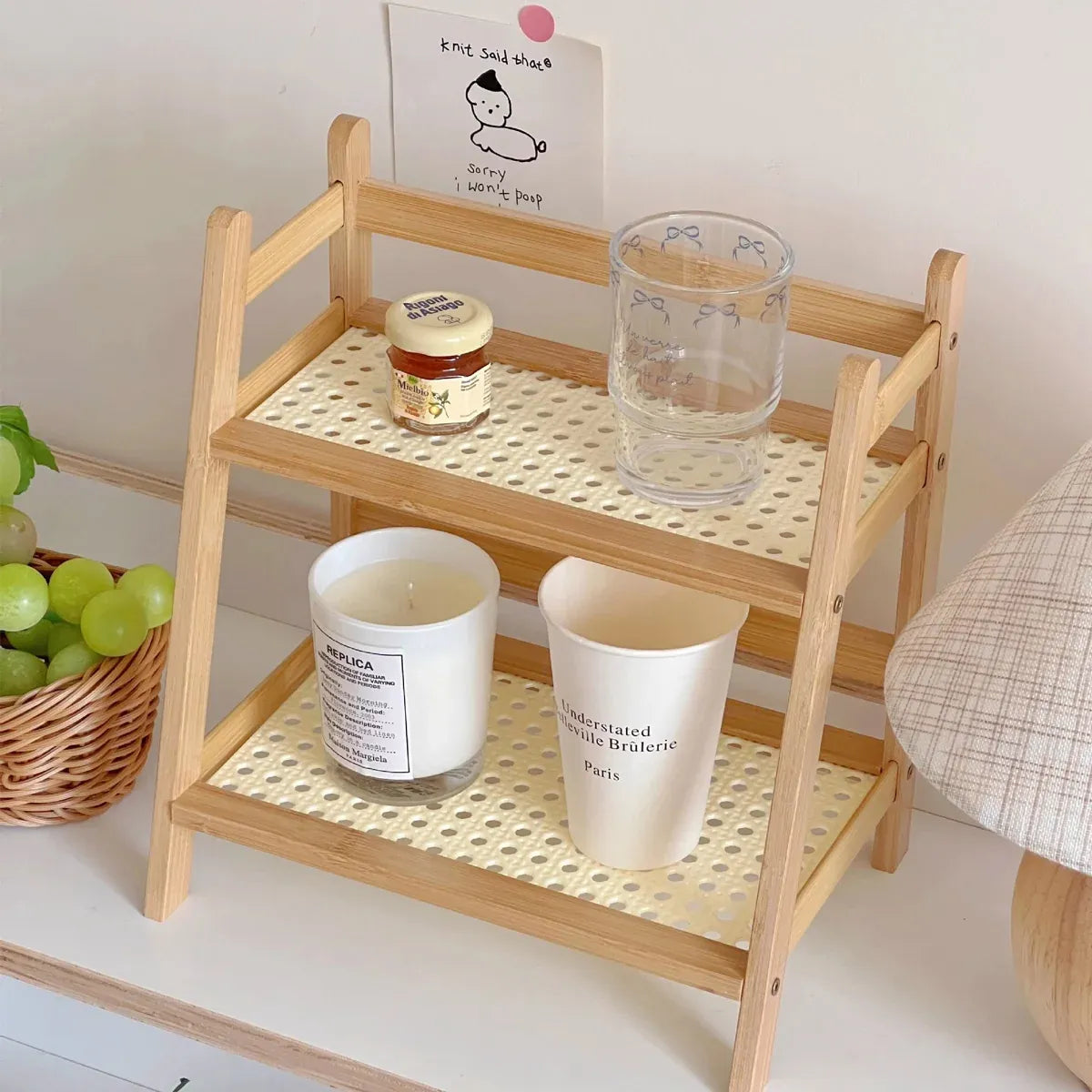 Cup Flower Pot Storage Rack Multi-Layer for Home Kitchen Living Room Organizer