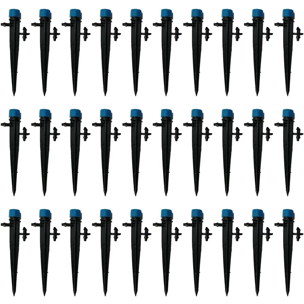 Adjustable Irrigation Misting Dripper 360-degree Sprinkler Drip Watering Tool - Blue