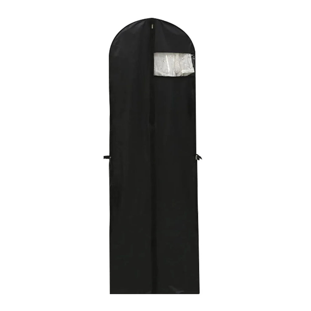 Clothes Dustproof Cover Foldable Moisture-Proof For Household Dress Suit Storage - Black