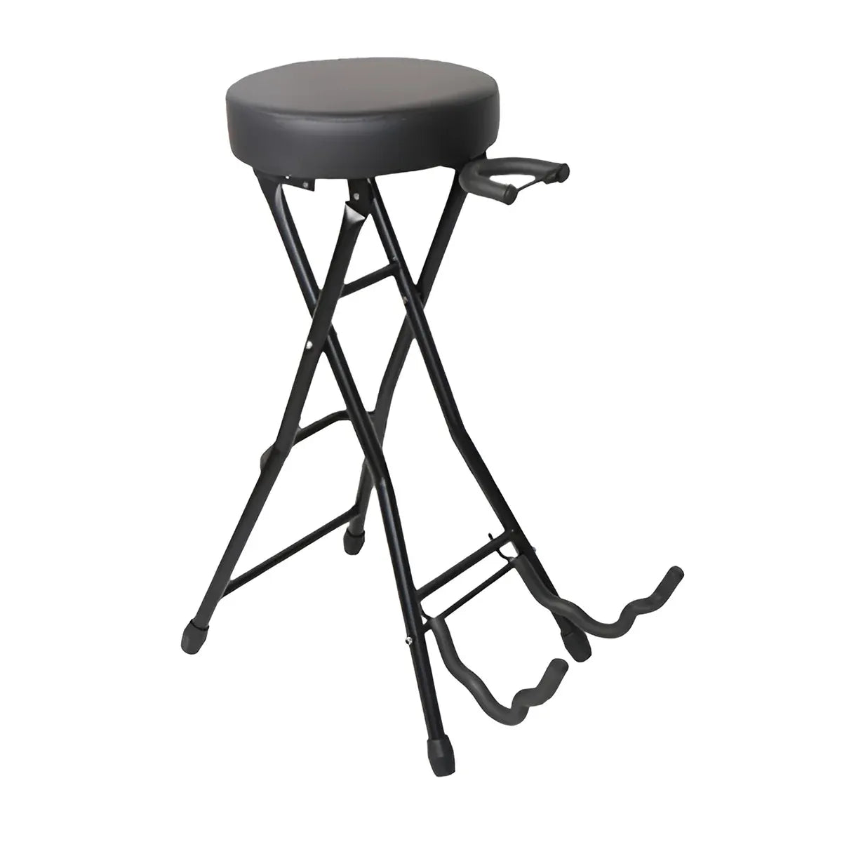 Folding Guitar Stool With Stand Suitable for Acoustic Electric Guitar Performance