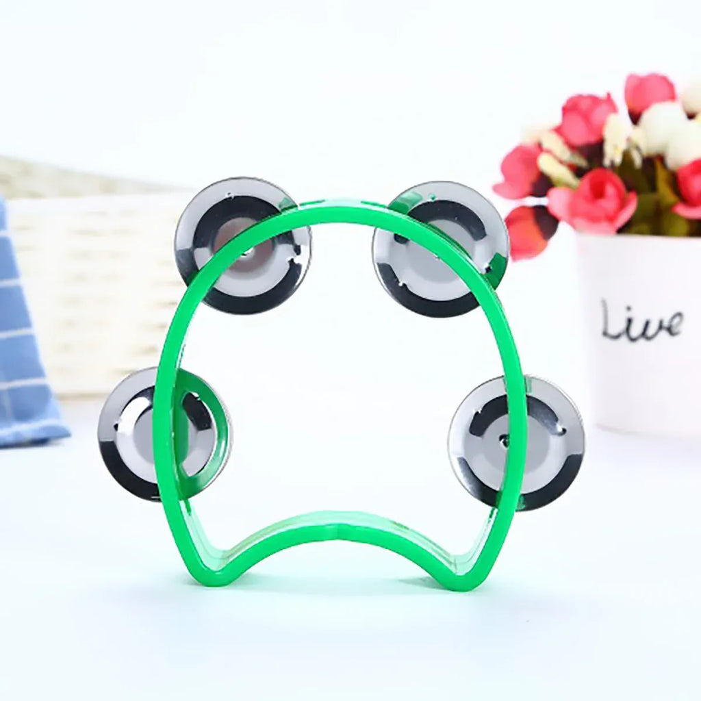 Hand Cranked Bell Set 4PCS Four Ring Bells Hand Held Musical Instrument