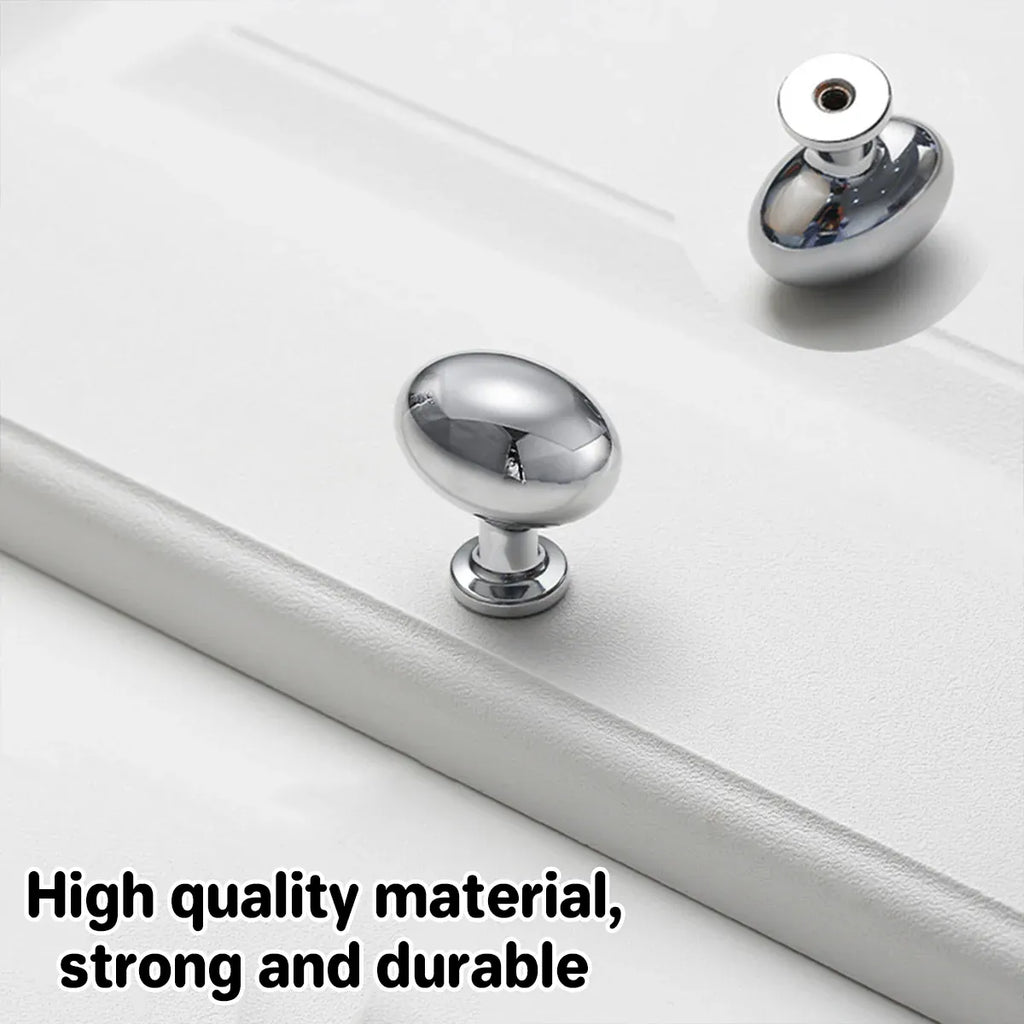 Pigeon Egg Cabinet Handle Single Hole French Style Drawer Pull for Door Closet - Mocha Copper