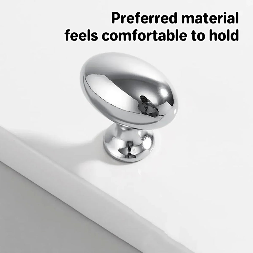 Pigeon Egg Cabinet Handle Single Hole French Style Drawer Pull for Door Closet - Mocha Copper