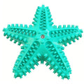 Pet Starfish Floating Dog Toy Audible Water Toy for Dogs Interactive Play Fun - Lake Blue