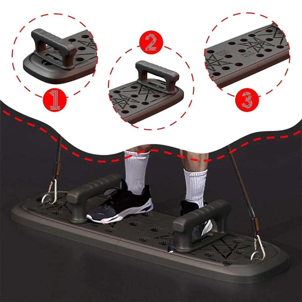 Push Up Board Home Gym Workout Equipment for Chest Arms Core Strength Training