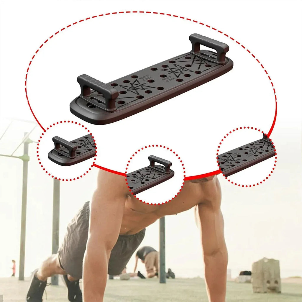 Push Up Board Home Gym Workout Equipment for Chest Arms Core Strength Training