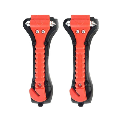 2 Pack Car Safety Hammer Emergency Window Breaker Escape Tool for Vehicle Rescue