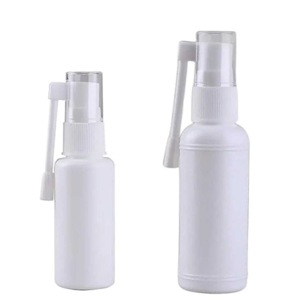 50PCS Rocker Sprayer 360 Degree Spray Bottle Small White Refillable Mist Container - 30ML