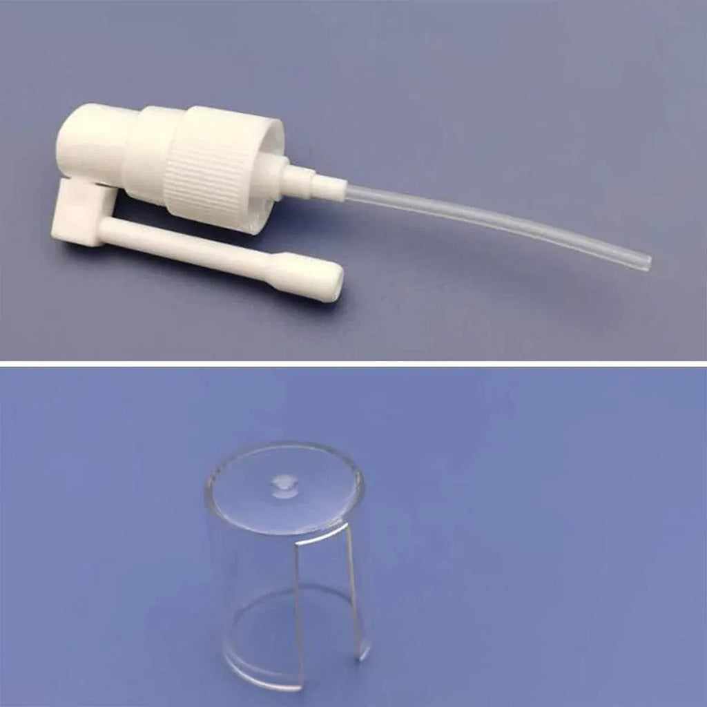 50PCS Rocker Sprayer 360 Degree Spray Bottle Small White Refillable Mist Container - 30ML