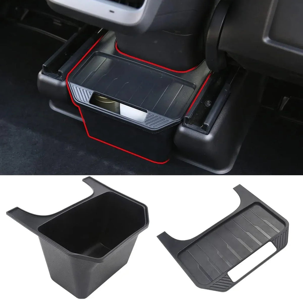 For Tesla Model Y Rear Center Organizer Backseat Storage Box Bin Accessories