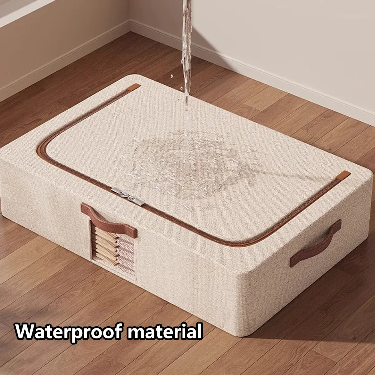 Home Foldable Under Bed Storage Box Clothes Shoes Bedding Dustproof Space Saving - XL