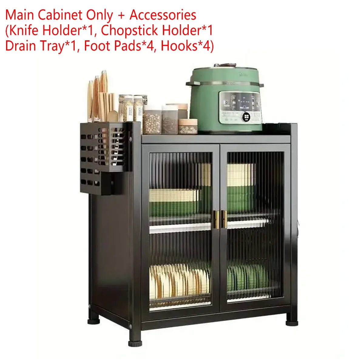 Multifunctional Kitchen Dish Storage Rack Large Capacity for Cutlery Holder